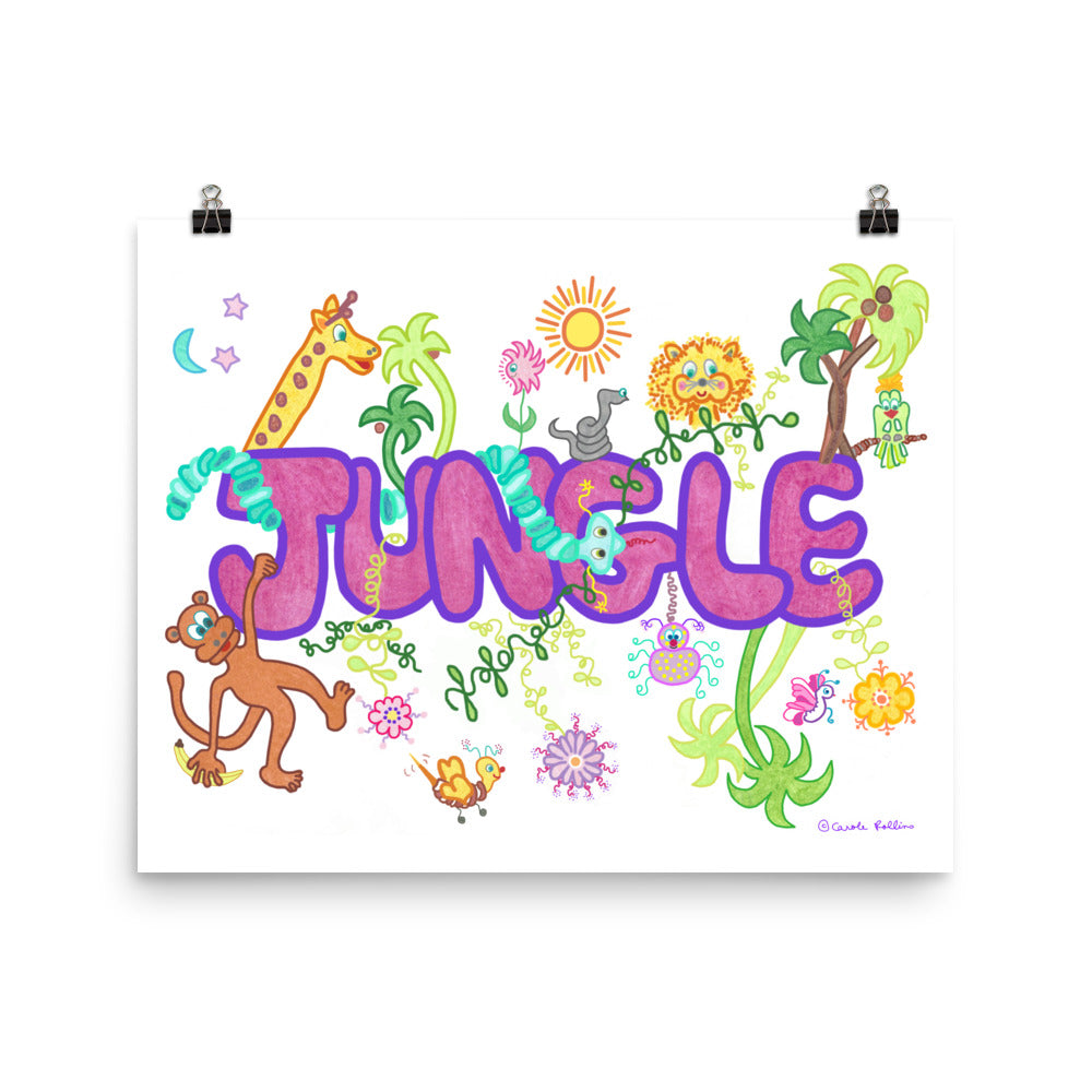 "Jungle" - Enhanced Matte Poster 20" x 16"