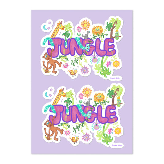 "Jungle" - Sticker Sheet Large