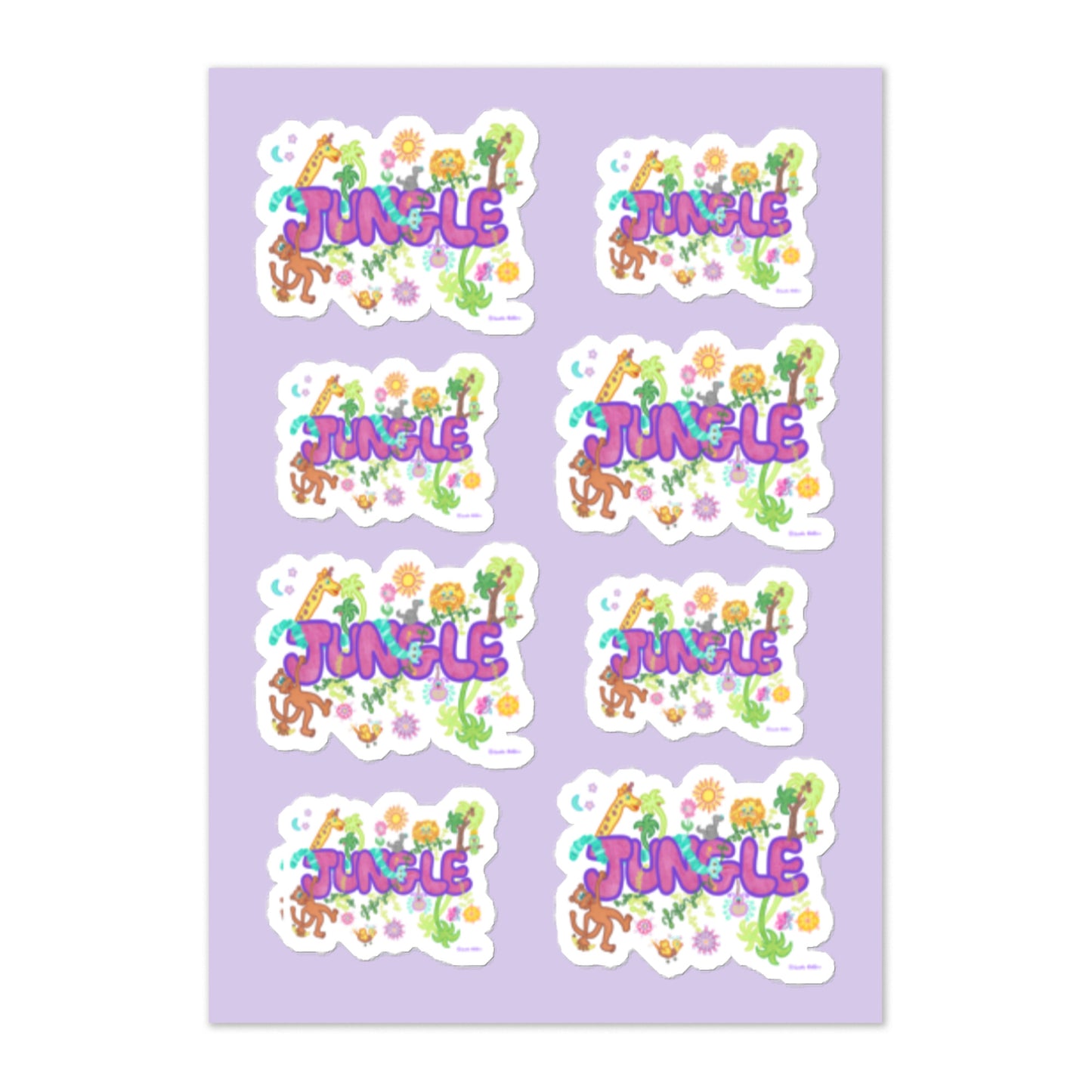 "Jungle" - Sticker Sheet Small