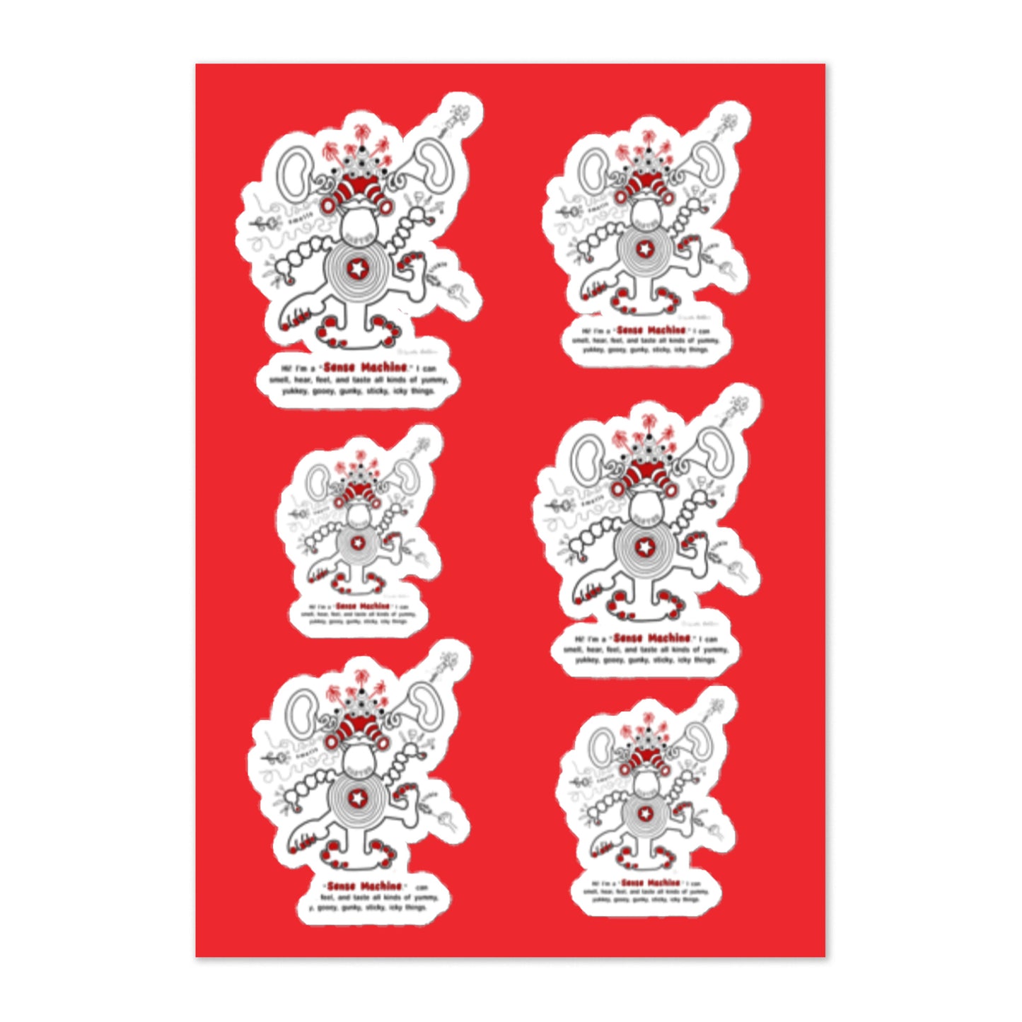 "Sense Machine" - Sticker sheet small