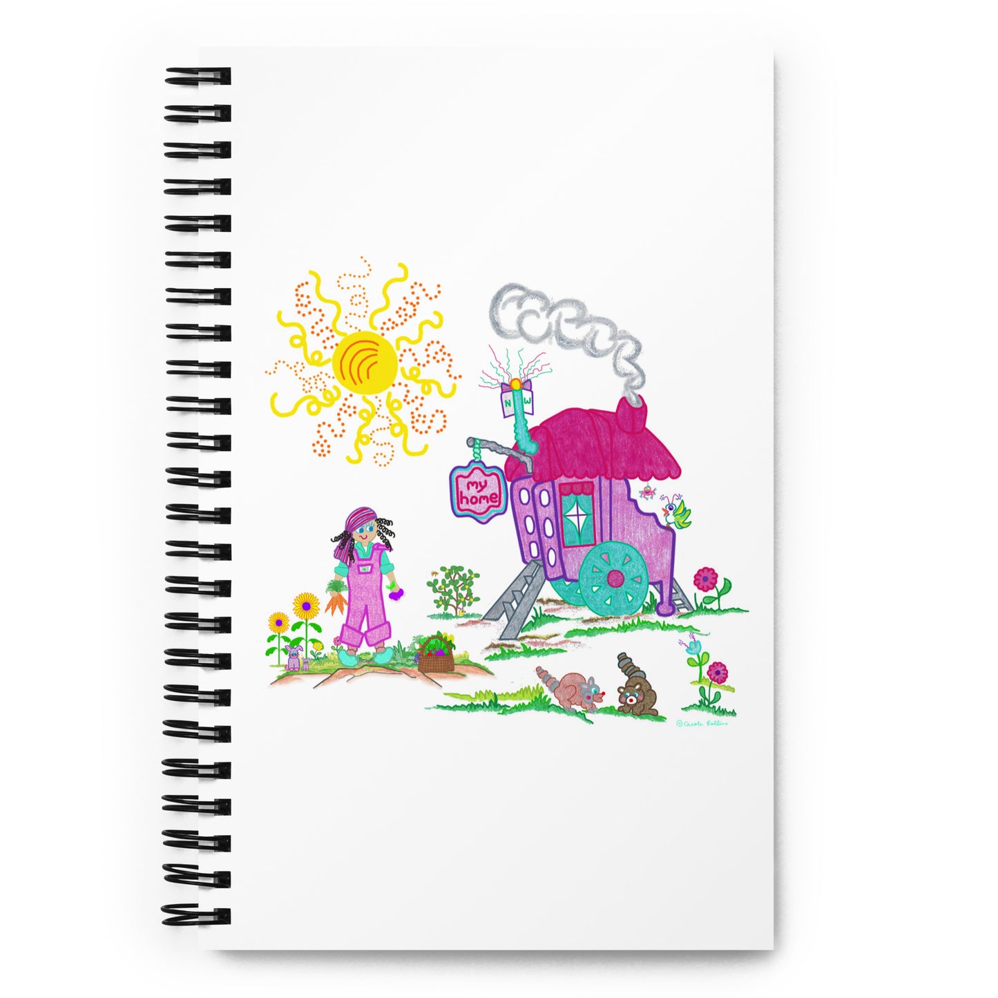 "Tiny Home" - Spiral notebook 5.5" x 8.5"