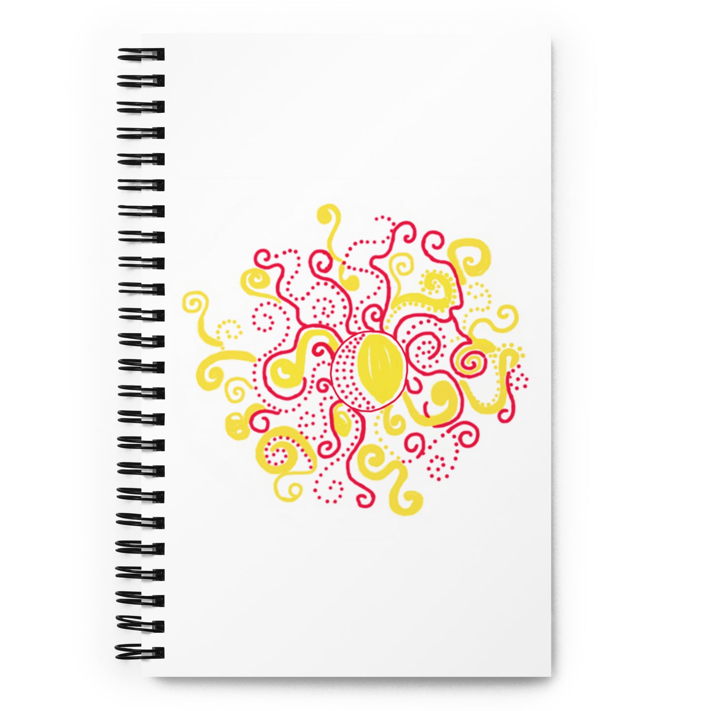 "Sun" - Spiral notebook 5.5" x 8.5"