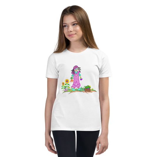 "Picking Vegetables" - Youth Short Sleeve T-Shirt